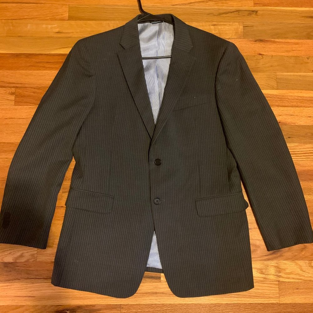 Tommy Hilfiger Charcoal Pinstripe Suit - 38 Reg